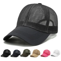 Summer Sunhat Breathable Men's And Women's Mesh Hats