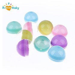 Promotion 10Pcs 45MM Colorful Plastic Toy Capsule Surprise Balls