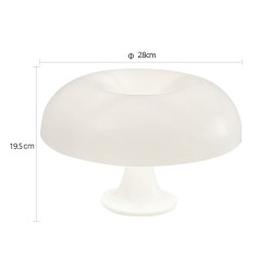 Classic Mushroom Table Lamp - Modern Bauhaus Design Atmosphere Lamp for Hotel Bedroom