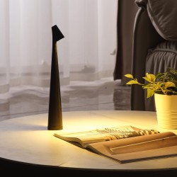 Designer's Vertical Pole Desk Lamp - Luxury Light with USB Charging, Atmosphere Lamp for Bedroom and Bedside