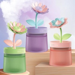 Mini USB Flower-Shaped Humidifier for Home, Office, and Dorm