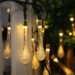 Glass Water Drop Solar Lights