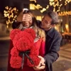 Handmade Rose Teddy Bear-Eternal Love