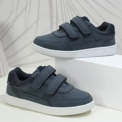 Casual Comfortable Low Top Sneakers For Boys, Lightweight Non-slip Skateboard Shoes For All Seasons