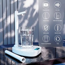 Rechargeable Desktop Water Dispenser with Extended Tube