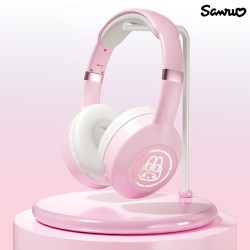 Miniso Sanrio EM-368 Bluetooth 5.2 Headphones – Stereo Sound Wireless Earphones with RGB Light, Kuromi, Melody, and Hello Kitty Designs