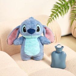 30CM MINISO Stitch Hot Water Bag – Extra Grande Plush Doll Hand Warmer, Cute Disney Anime Gift for Girls, Holiday Gifts