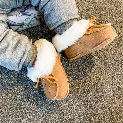 Sheepskin Baby Booties