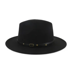 Flat Brim Fedora Jazz Hat