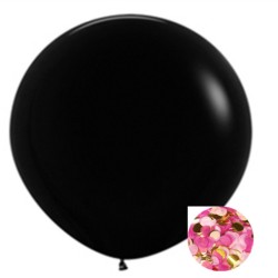 10pcs 36-Inch Giant Pink Balloons - Round Inflatable Latex for Room Decor, Birthday Parties, and Weddings