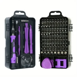 115in1 Chrome Vanadium Steel Precision Screwdriver Set - Multipurpose Repair Tools for Electronics, Cell Phones, Laptops, Cameras