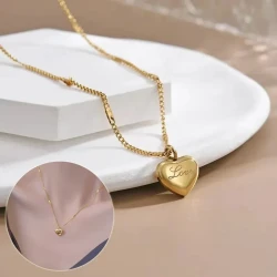 Fashion Jewelry Simple Love Heart Pendant For Women