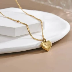 Fashion Jewelry Simple Love Heart Pendant For Women