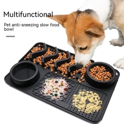 Dog Silicone Licking Pad Pet Licking Mat Silicone