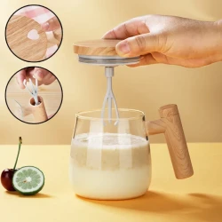 400ML Self Stirring Coffee Mug Electric Mixing Glass Coffee CupHigh Speed Fast Automatic Coffee Cup