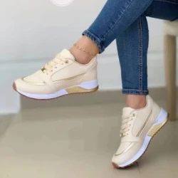 Casual Lace-up Flat Shoes