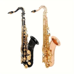 SLADE WT961 - Masterful B-flat Tenor Saxophone - Handcrafted with Abalone Inlay for Unmatched Sound & Style - Perfect for Professional Musicians and Ensembles