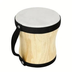 professional hand drum with sheepskin head and drumstick wooden percussion instrument includes carry bag ideal for music enthusiasts gifts and drumming sessions suitable for ages 14 details 0professional hand drum with sheepskin head and drumstick wooden