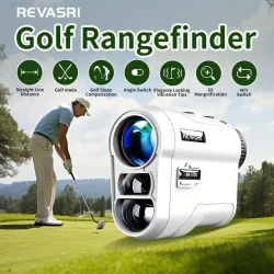 REVASRI Golf Rangefinder with Slope, Pin Lock, and Vibration - 1000YDS Laser