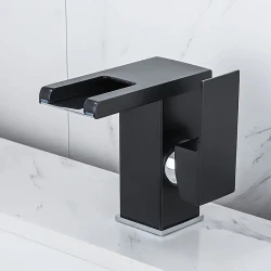 LED Waterfall Bathroom Faucet