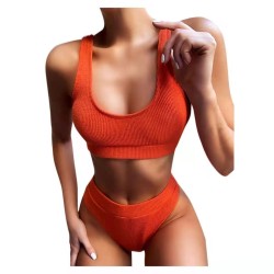 Sexy Knitted Bikini Set - Women's Trendy Swimsuit