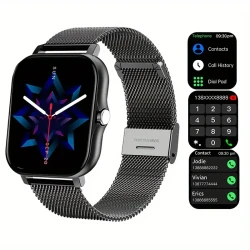 Smart Watch for Android & iOS - Men's/Women's Watch with Call, Information Reminder, 4.29 cm Large Screen, Sports Step Counting, and Multiple Fitness Modes