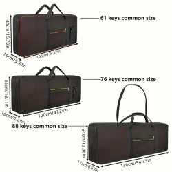 Shoulder Digital Piano Electric Piano Bag, The Maximum Size 54.33x13.38x6.69in