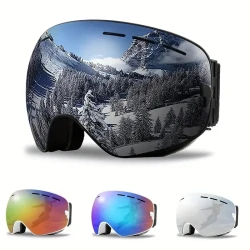 Anti-Fog Skiing Goggles - Snowboard Glasses For Men And Women