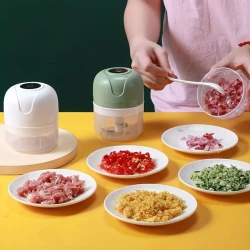 Home Wireless Mini Electric Onion And Garlic Shredder