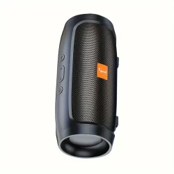 F524 Wireless Speaker - Dual Channel Subwoofer with Loud Surround Sound for Home and Car - Black