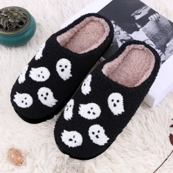 Cotton Slippers Cute Ghost Cartoon Home Cotton Shoes