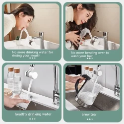 Splash-proof Water Filter Booster Faucet Filter