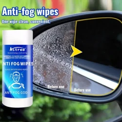 HD Anti-Fog Windshield Wipes - Instant Fog Removal for Crystal Clear Vision