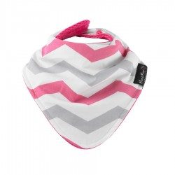 Bandana Bib | 4 Months to 3 Years | Chevron Pink