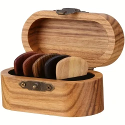 Acoustic Guitar Picks With Storage Box Organizer