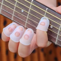 Guitar Silicone Finger Sleeves Beginner Practice