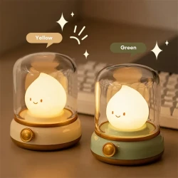 Retro Small Night Lamp Bedroom Mini Desktop LED lamp