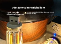 Usb Night Light Touch Bedside Car Ambience Light