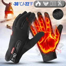 Warm Thermal Gloves Cycling Running Driving Gloves