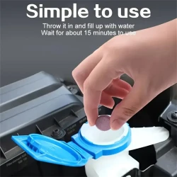 60pcs Portable Car Windshield Cleaner - Solid Wiper Fluid Tablets