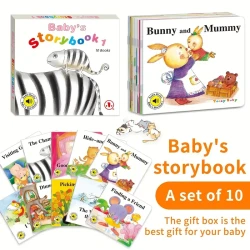 TEENYBABY Children's English Storybooks, Set of 10