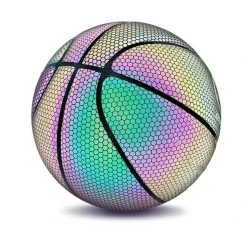 HOLOGRAPHIC REFLECTIVE GLOWING BASKETBALL